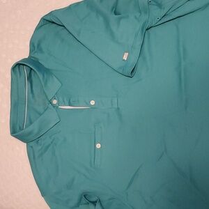 Nike aqua Player Polo XL Like New